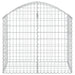 Arched Gabion Basket 100x50x80/100 Cm Galvanised Iron Optata