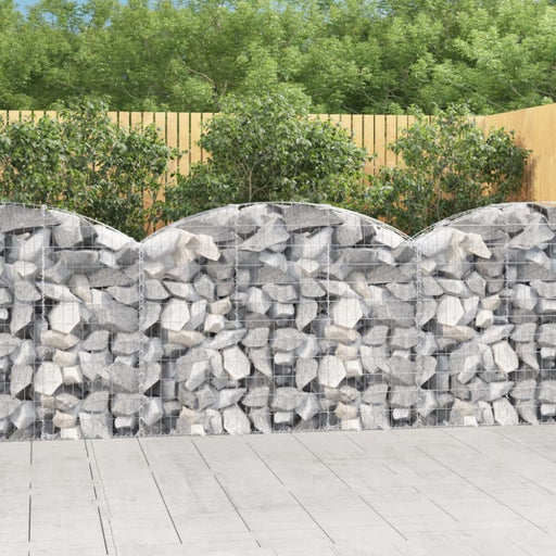 Arched Gabion Basket 150x30x100/120 Cm Galvanised Iron