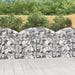 Arched Gabion Basket 150x30x100/120 Cm Galvanised Iron