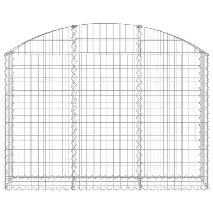 Arched Gabion Basket 150x30x100/120 Cm Galvanised Iron