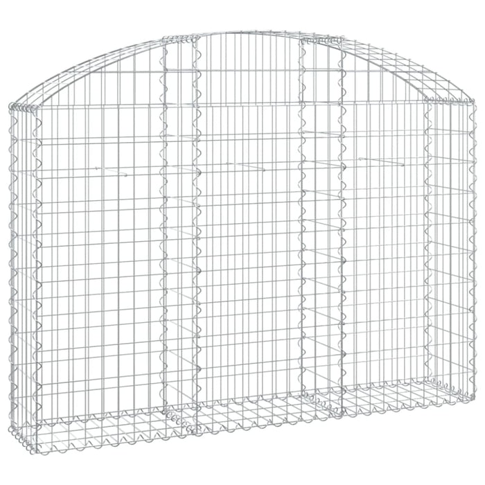 Arched Gabion Basket 150x30x100/120 Cm Galvanised Iron