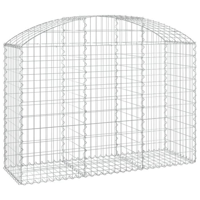 Arched Gabion Basket 150x50x100/120 Cm Galvanised Iron