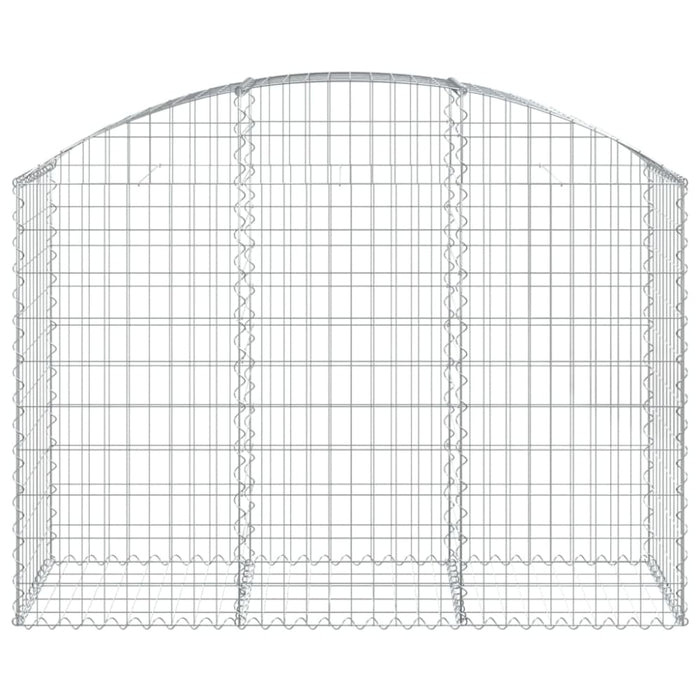 Arched Gabion Basket 150x50x100/120 Cm Galvanised Iron