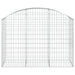 Arched Gabion Basket 150x50x100/120 Cm Galvanised Iron