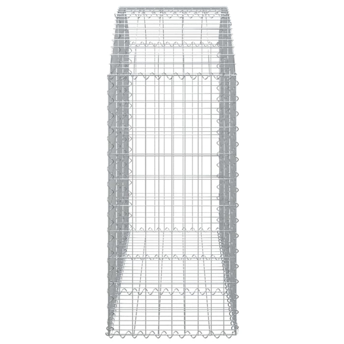 Arched Gabion Basket 150x50x100/120 Cm Galvanised Iron