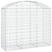 Arched Gabion Basket 150x50x120/140 Cm Galvanised Iron