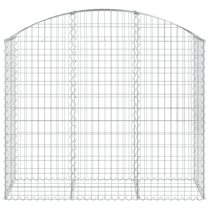 Arched Gabion Basket 150x50x120/140 Cm Galvanised Iron