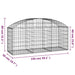 Arched Gabion Basket 150x50x60/80 Cm Galvanised Iron Optapt