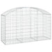 Arched Gabion Basket 150x50x80/100 Cm Galvanised Iron Optapa
