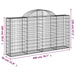 Arched Gabion Basket 200x30x100/120 Cm Galvanised Iron