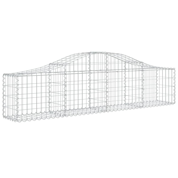 Arched Gabion Basket 200x30x40/60 Cm Galvanised Iron Opttnx
