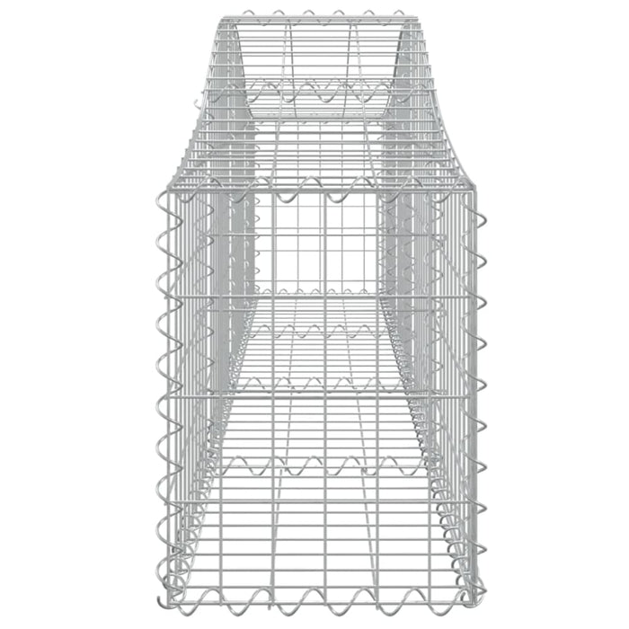 Arched Gabion Basket 200x30x40/60 Cm Galvanised Iron Opttnx