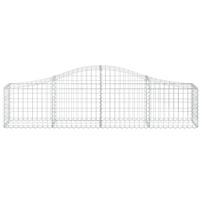 Arched Gabion Basket 200x30x40/60 Cm Galvanised Iron Opttnx