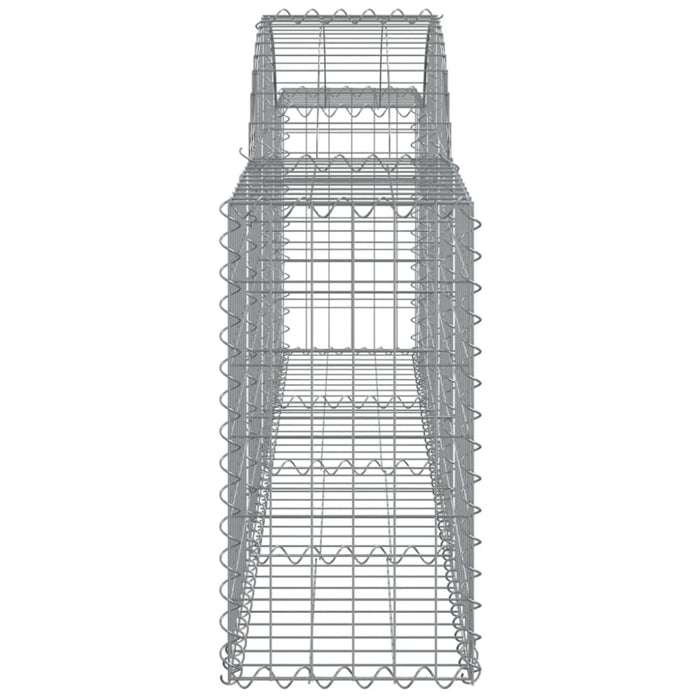 Arched Gabion Basket 200x30x60/80 Cm Galvanised Iron Optant
