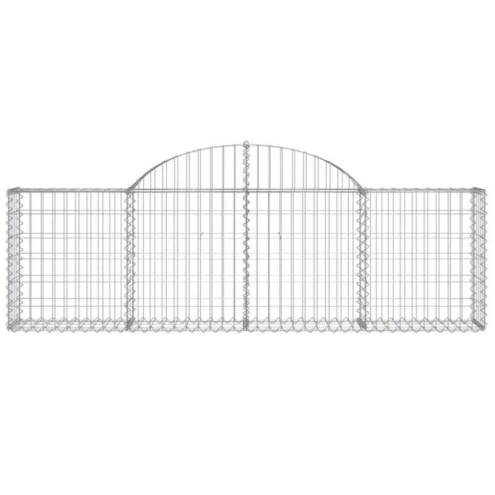 Arched Gabion Basket 200x30x60/80 Cm Galvanised Iron Optant