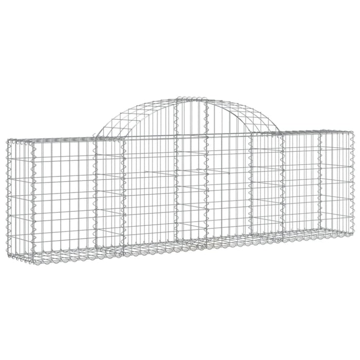 Arched Gabion Basket 200x30x60/80 Cm Galvanised Iron Optant
