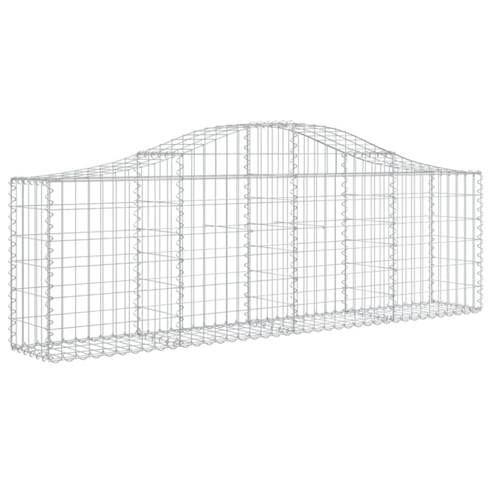 Arched Gabion Basket 200x30x60/80 Cm Galvanised Iron Opttnt