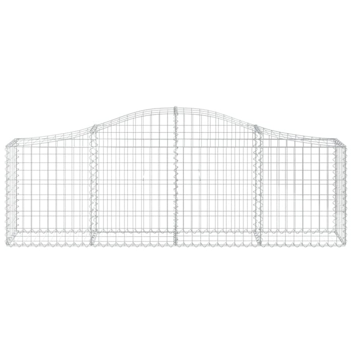Arched Gabion Basket 200x30x60/80 Cm Galvanised Iron Opttnt
