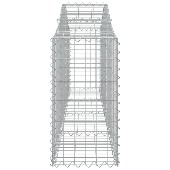 Arched Gabion Basket 200x30x60/80 Cm Galvanised Iron Opttnt