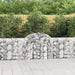 Arched Gabion Basket 200x30x80/100 Cm Galvanised Iron Optana
