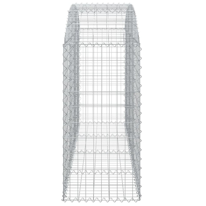 Arched Gabion Basket 200x50x100/120 Cm Galvanised Iron