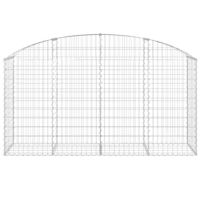 Arched Gabion Basket 200x50x100/120 Cm Galvanised Iron
