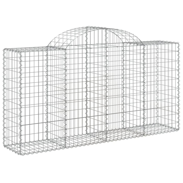 Arched Gabion Basket 200x50x100/120 Cm Galvanised Iron