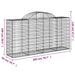 Arched Gabion Basket 200x50x100/120 Cm Galvanised Iron