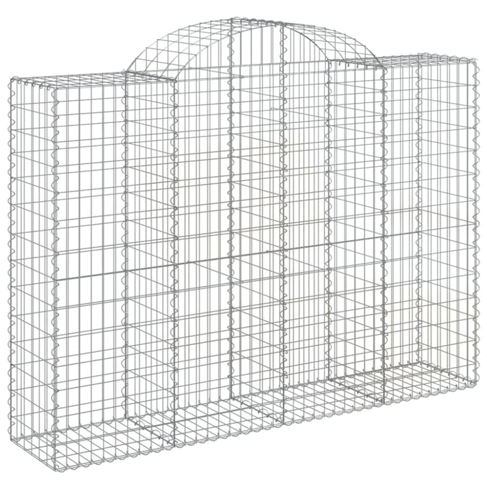 Arched Gabion Basket 200x50x140/160 Cm Galvanised Iron
