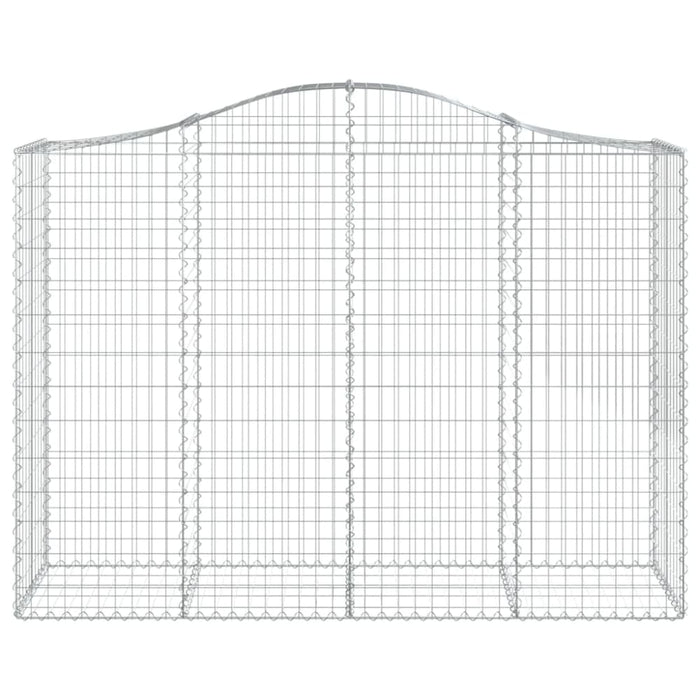 Arched Gabion Basket 200x50x140/160 Cm Galvanised Iron