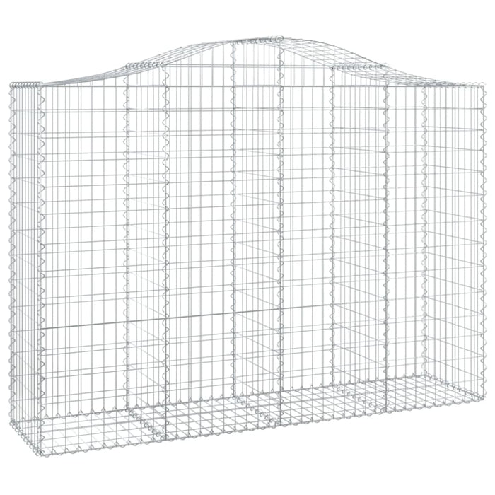 Arched Gabion Basket 200x50x140/160 Cm Galvanised Iron