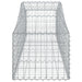 Arched Gabion Basket 200x50x40/60 Cm Galvanised Iron Opttkx