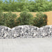 Arched Gabion Basket 200x50x60/80 Cm Galvanised Iron Optait