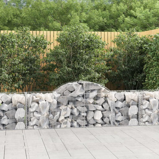 Arched Gabion Basket 200x50x60/80 Cm Galvanised Iron Optakt