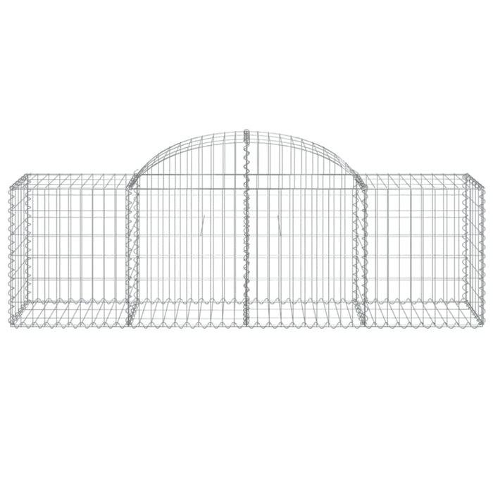 Arched Gabion Basket 200x50x60/80 Cm Galvanised Iron Optakt