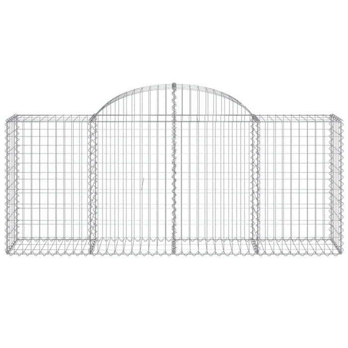 Arched Gabion Basket 200x50x80/100 Cm Galvanised Iron Optaka