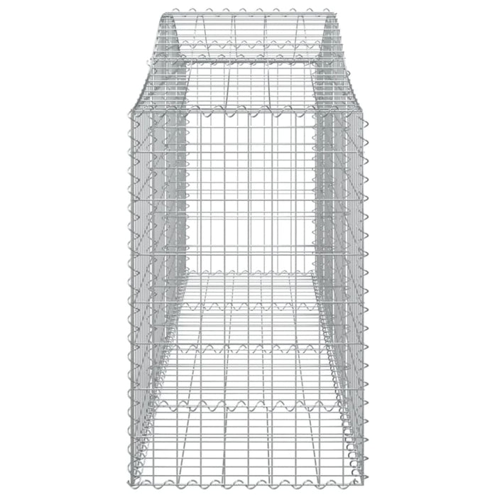 Arched Gabion Basket 200x50x80/100 Cm Galvanised Iron Opttka