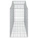 Arched Gabion Basket 200x50x80/100 Cm Galvanised Iron Opttka
