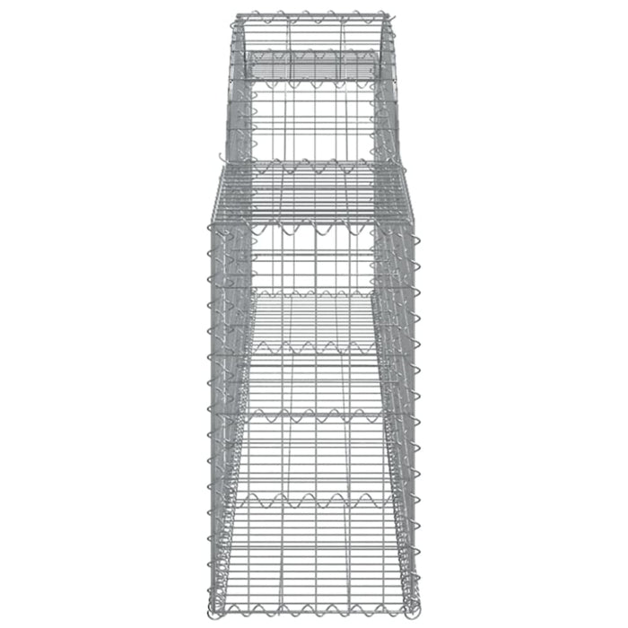 Arched Gabion Basket 300x30x60/80 Cm Galvanised Iron Optpbt