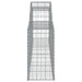 Arched Gabion Basket 300x30x60/80 Cm Galvanised Iron Optpbt