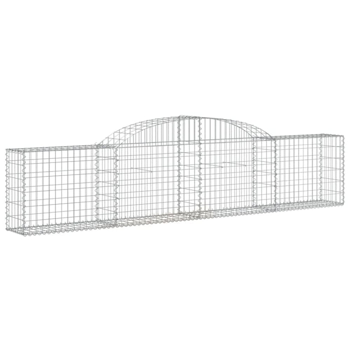 Arched Gabion Basket 300x30x60/80 Cm Galvanised Iron Optpbt