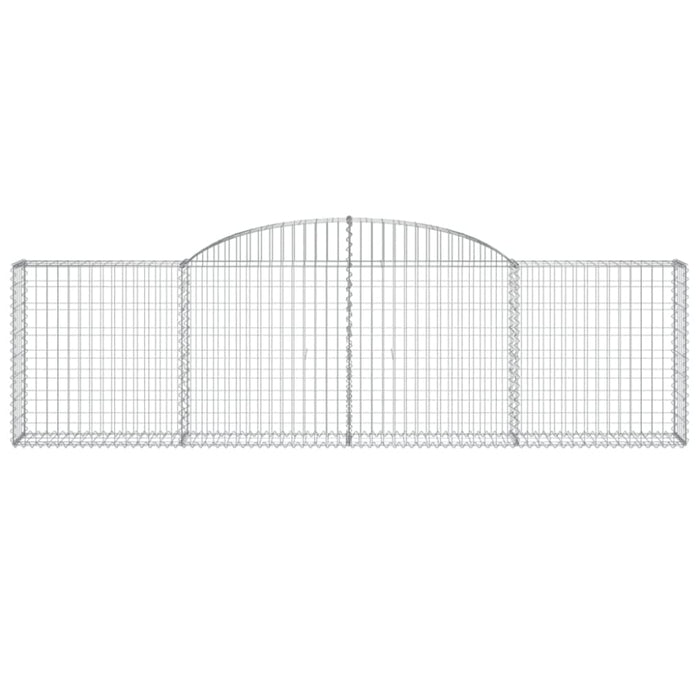Arched Gabion Basket 300x30x80/100 Cm Galvanised Iron Optpba