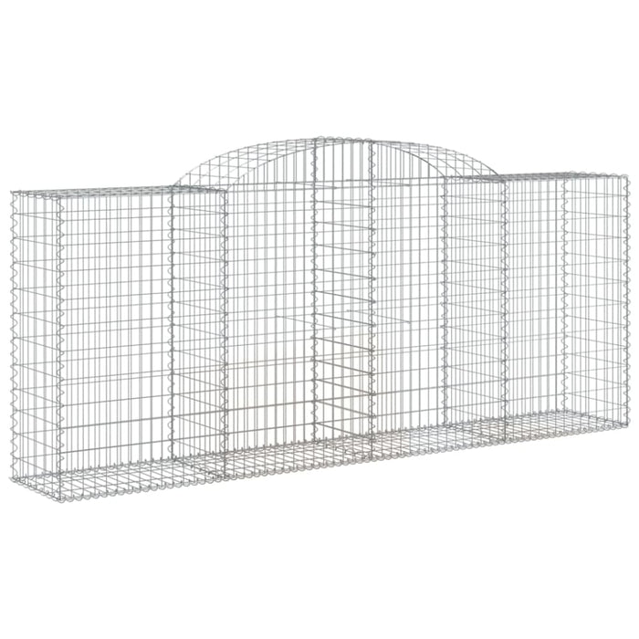 Arched Gabion Basket 300x50x120/140 Cm Galvanised Iron
