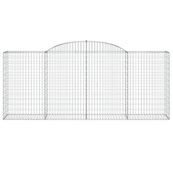 Arched Gabion Basket 300x50x120/140 Cm Galvanised Iron