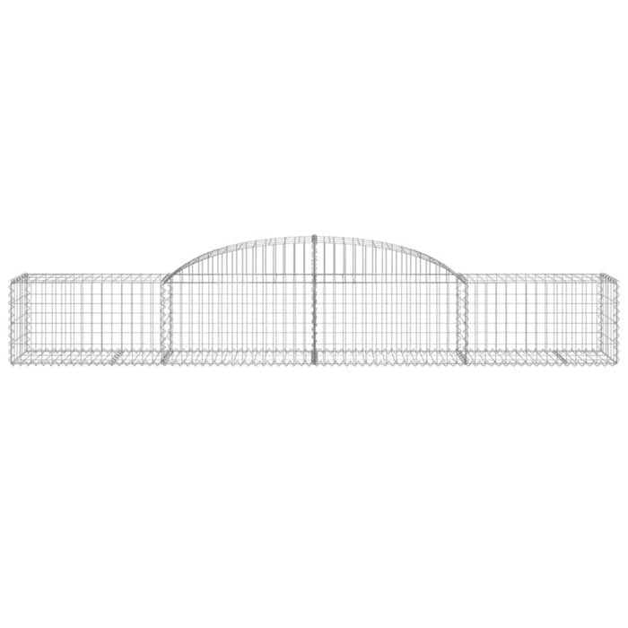 Arched Gabion Basket 300x50x40/60 Cm Galvanised Iron Optpox