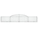 Arched Gabion Basket 300x50x40/60 Cm Galvanised Iron Optpox