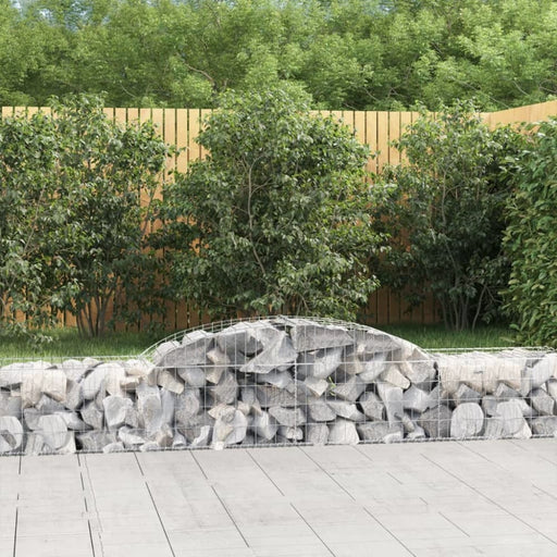Arched Gabion Basket 300x50x40/60 Cm Galvanised Iron Optpox