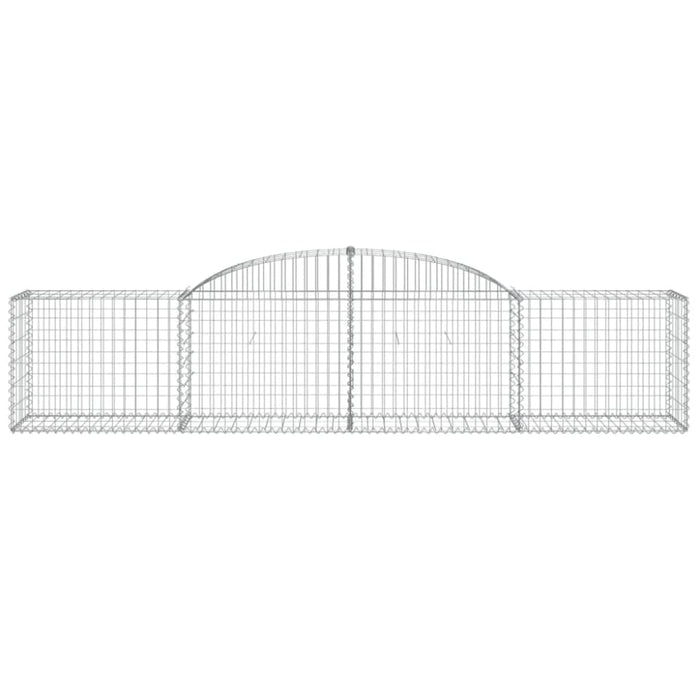 Arched Gabion Basket 300x50x60/80 Cm Galvanised Iron Optpot