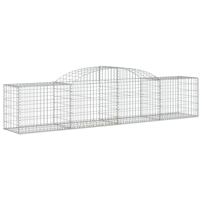 Arched Gabion Basket 300x50x60/80 Cm Galvanised Iron Optpot