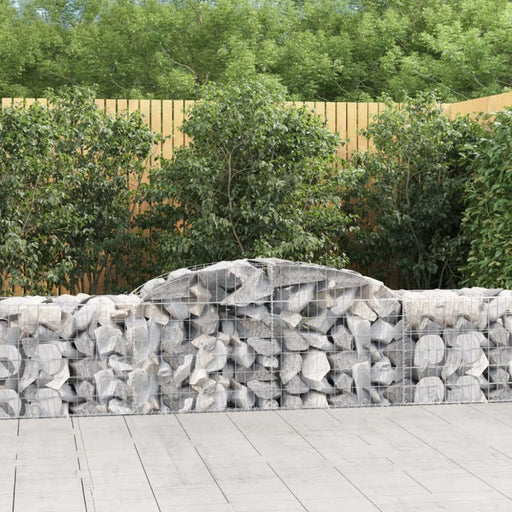 Arched Gabion Basket 300x50x60/80 Cm Galvanised Iron Optpot